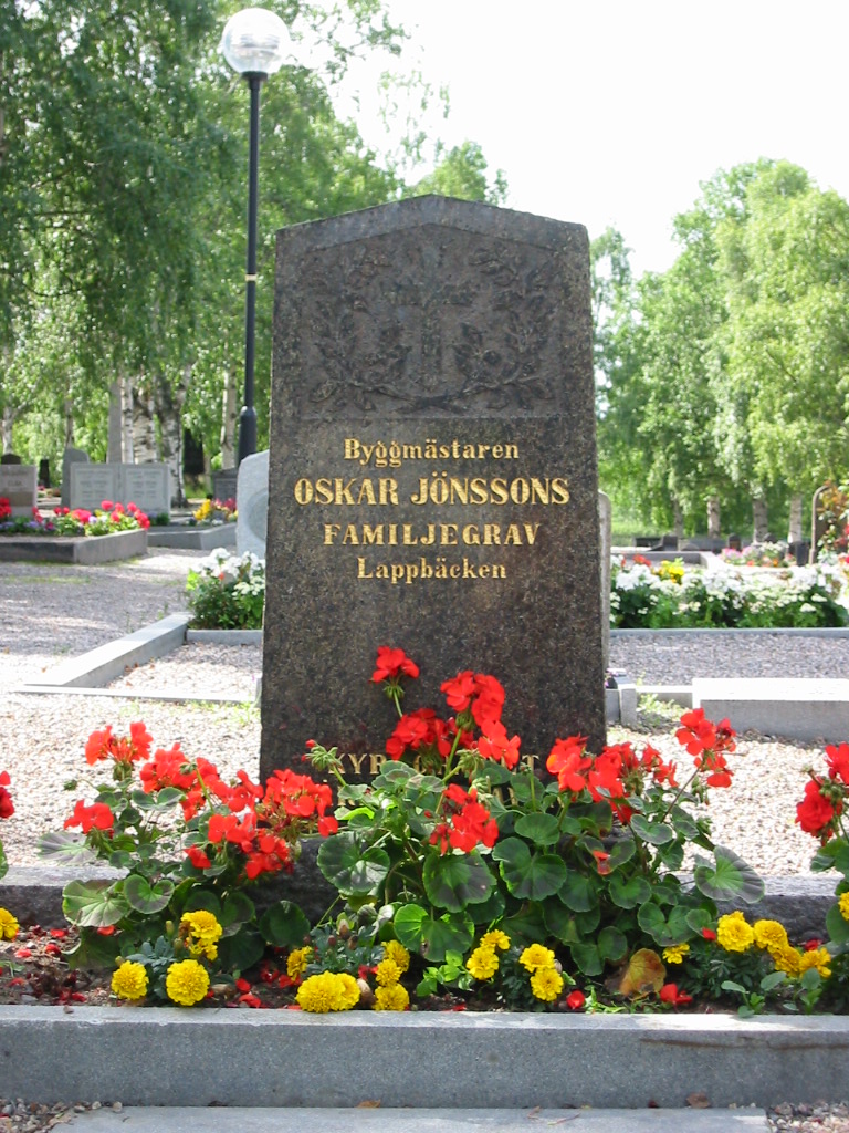 Oskar Jönssons familjegrav